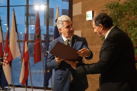 Odprtje razstave; Foto: Mariia Bortiakova, arhiv Občine Sežana